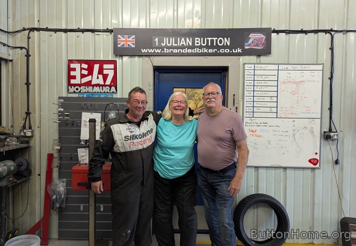 Buttons under the sign