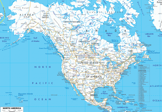 North-American-road-map