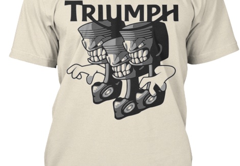 triumph triple cylinders shirt