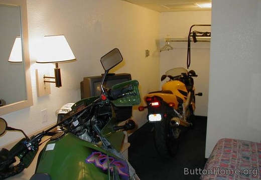 bikes in room