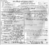 Andrew Jackson Button death certificate