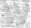 Ella Mosher death certificate
