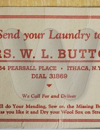 Send your laundry to mrs button
