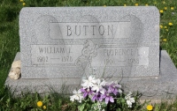 William and Florence Button grave stone