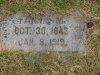 Fannie M. Button gravestone