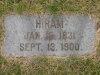 Hiram Button gravestone