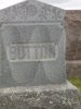 Hiram and Fannie Button Family gravestone