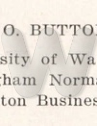 Prof. H. O. Button card