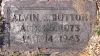 Alvin Ernest Button gravestone