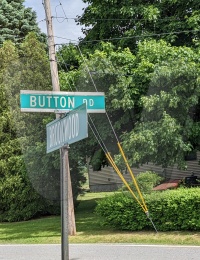 Button Road street sign